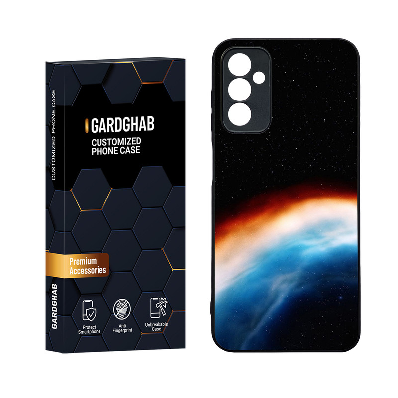 کاور گارد قاب مدل دورژله ای پشت گلس ساده مناسب برای گوشی موبایل سامسونگ Galaxy M13 4G