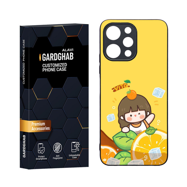 کاور گارد قاب مدل دورژله ای دخترانه مناسب برای گوشی موبایل شیائومی Redmi 12 4G / 5G