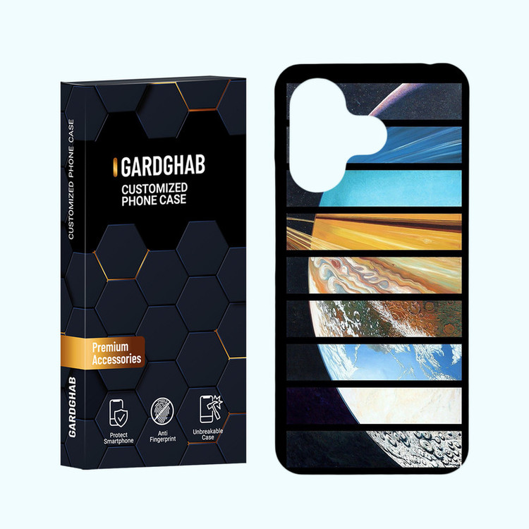 کاور گارد قاب مدل کهکشان مناسب برای گوشی موبایل شیائومی Redmi 13 4G / 5G