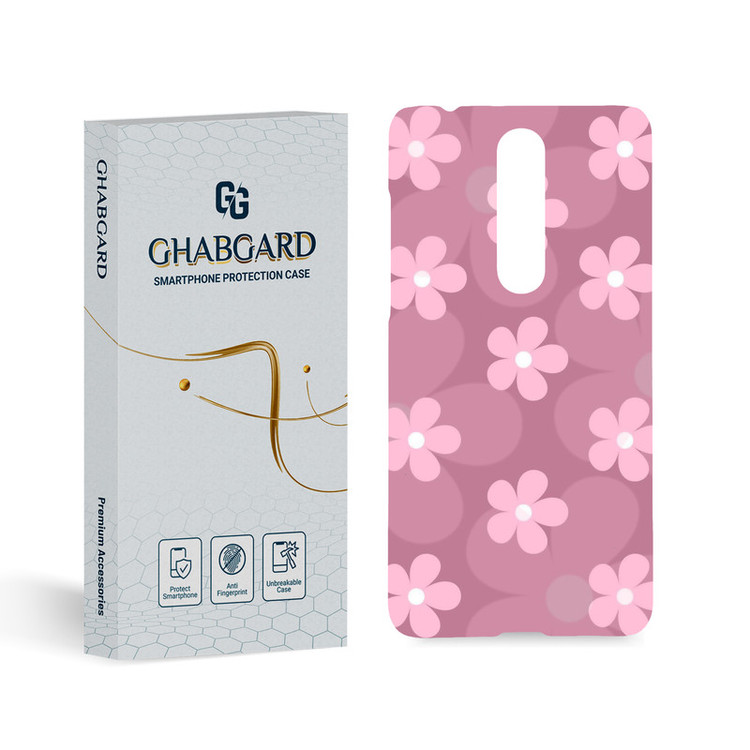 کاور قاب گارد مدل گل مناسب برای گوشی موبایل نوکیا 3.1 Plus
