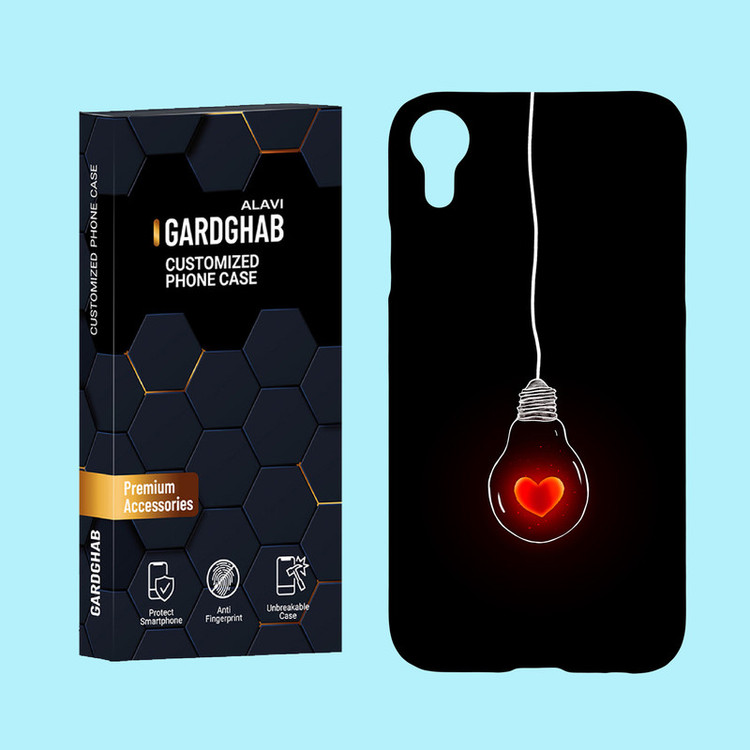 کاور گارد قاب علوی مدل عاشقانه مناسب برای گوشی موبایل اپل iPhone XR