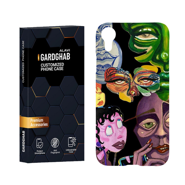 کاور گارد قاب علوی مدل هنری مناسب برای گوشی موبایل اپل iPhone XR