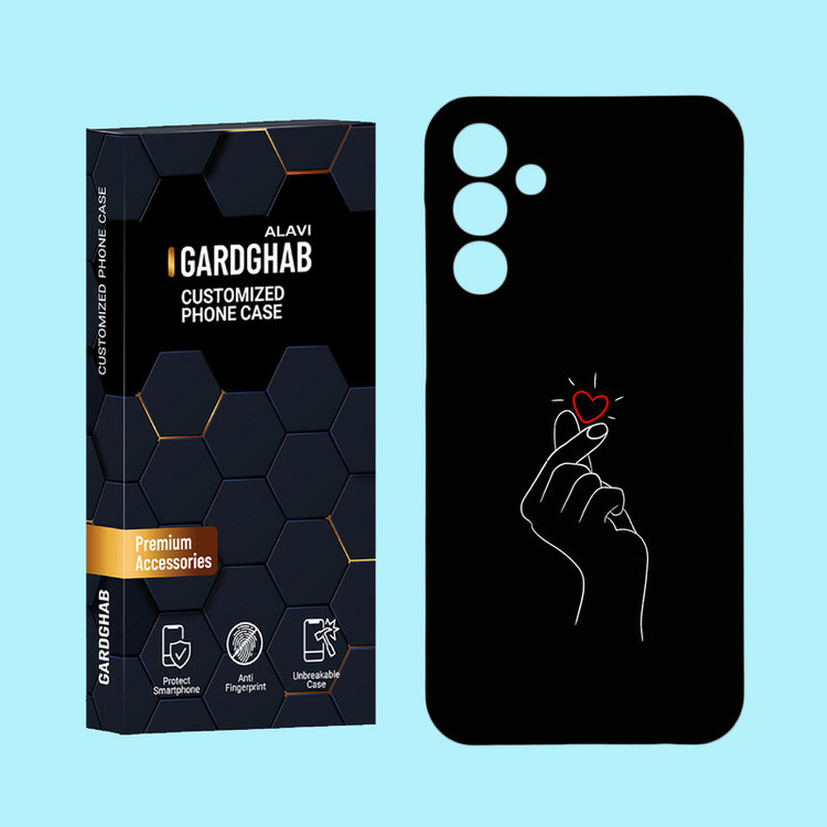 کاور گارد قاب علوی مدل عاشقانه مناسب برای گوشی موبایل سامسونگ Galaxy F15 5G