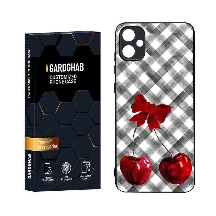 کاور گارد قاب مدل دورژله ای پشت گلس دخترانه مناسب برای گوشی موبایل سامسونگ Galaxy A05