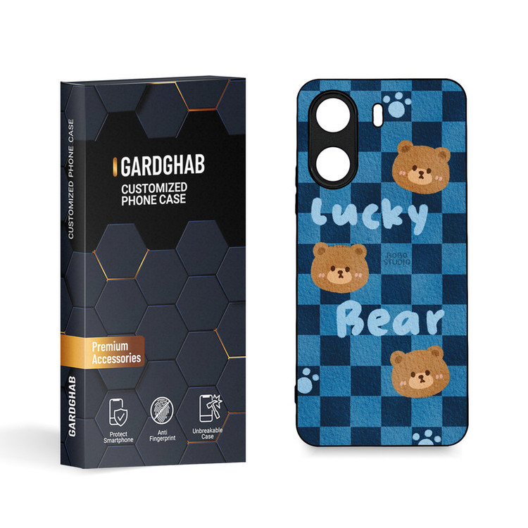 کاور گارد قاب مدل دورژله ای فانتزی مناسب برای گوشی موبایل شیائومی Poco C65 / Redmi 13c