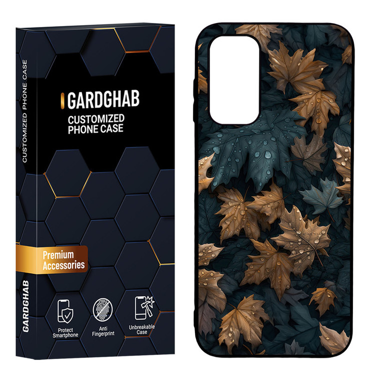 کاور گارد قاب مدل پشت گلس برگ مناسب برای گوشی موبایل سامسونگ Galaxy A14