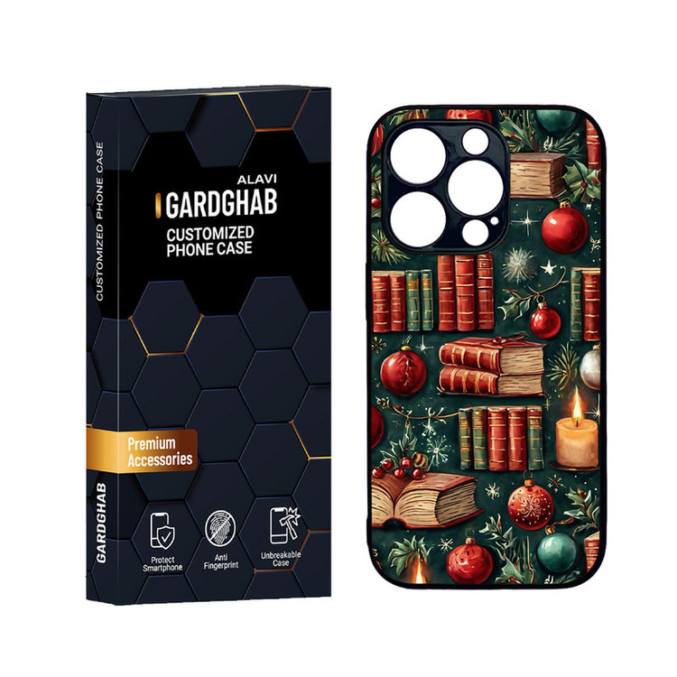 کاور گارد قاب علوی مدل دورژله ای هنری مناسب برای گوشی موبایل اپل iPhone 14 Pro Max