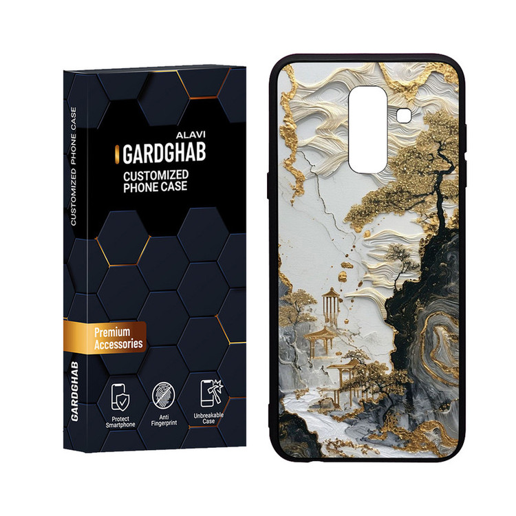 کاور گارد قاب علوی مدل Glass مناسب برای گوشی موبایل سامسونگ Galaxy J8 2018
