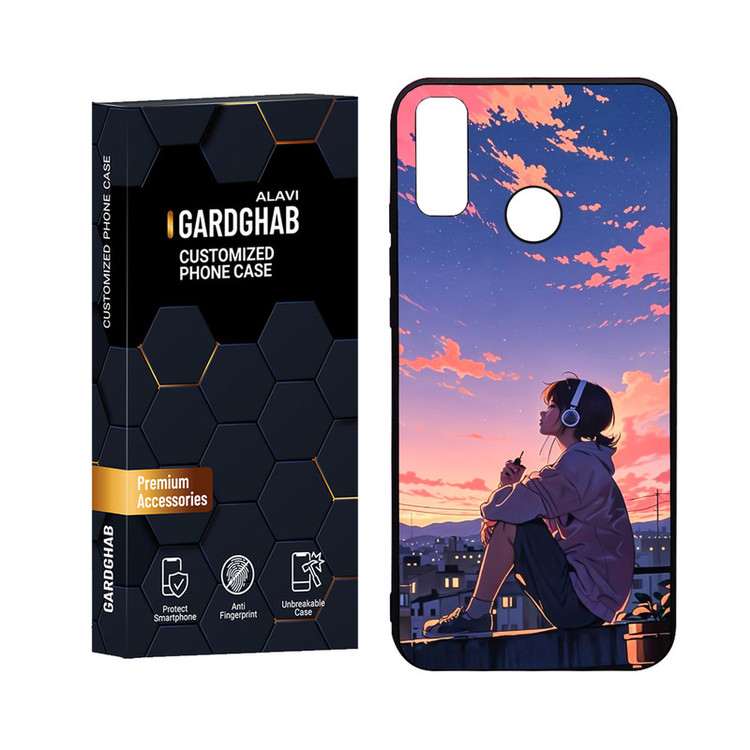 کاور گارد قاب علوی مدل Glass مناسب برای گوشی موبایل هواوی Y8s