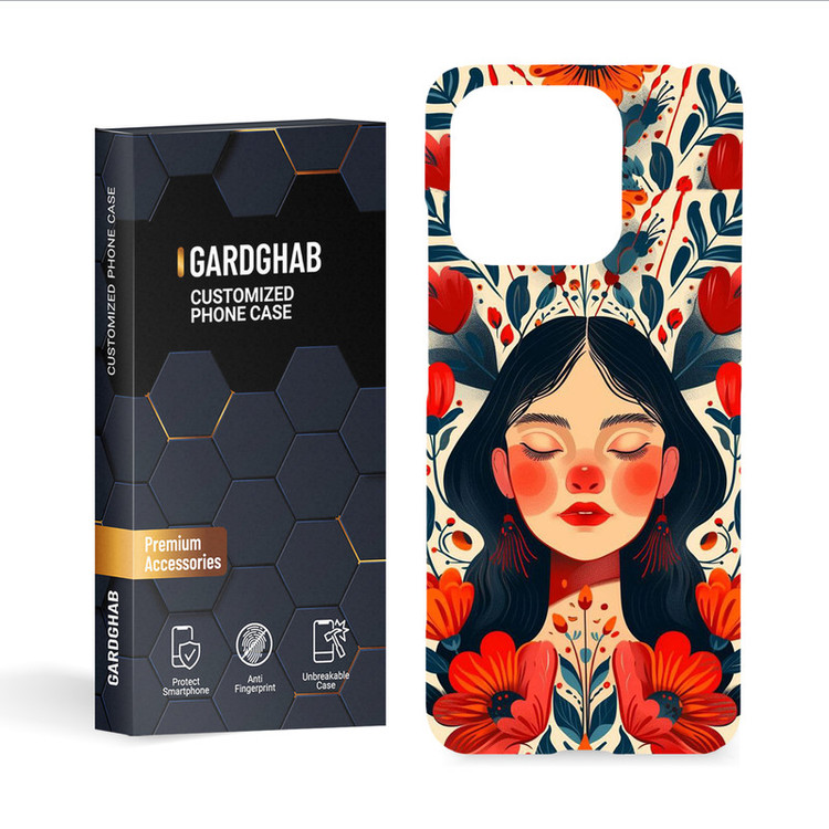 کاور گارد قاب مدل دخترانه مناسب برای گوشی موبایل شیائومی Redmi 12C