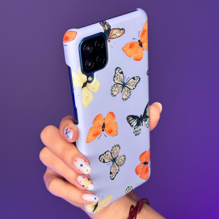 کاور گارد قاب علوی طرح پروانه مناسب برای گوشی موبایل سامسونگ Galaxy A12
