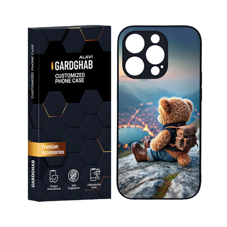 کاور گارد قاب علوی مدل دورژله ای کارتنی و انیمه مناسب برای گوشی موبایل اپل iPhone 14 Pro