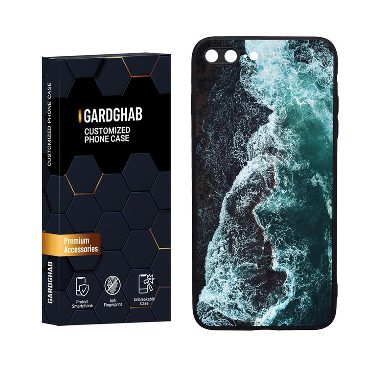 کاور گارد قاب مدل دورژله ای طبیعت مناسب برای گوشی موبایل اپل iPhone 7 Plus / 8 plus