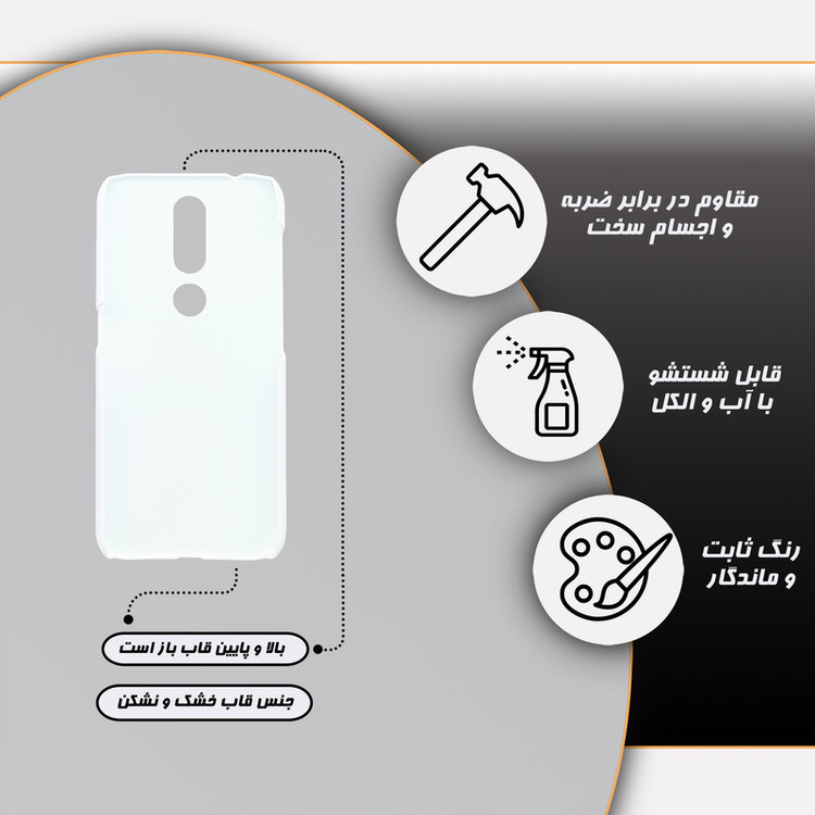 کاور قاب گارد مدل دخترانه مناسب برای گوشی موبایل نوکیا 4.2