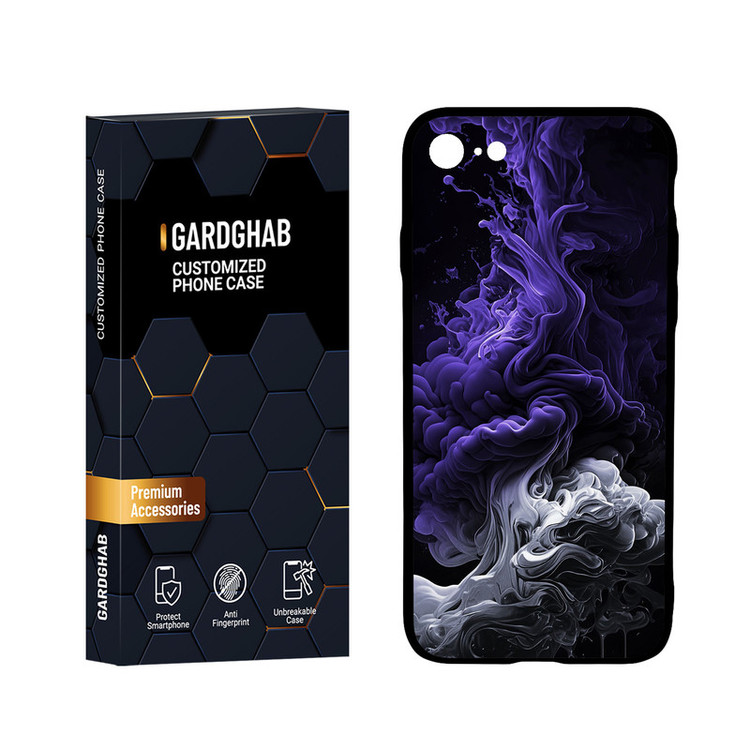 کاور گارد قاب مدل پشت گلس ساده مناسب برای گوشی موبایل اپل iPhone 7 / 8 / SE 2020 / SE 2022
