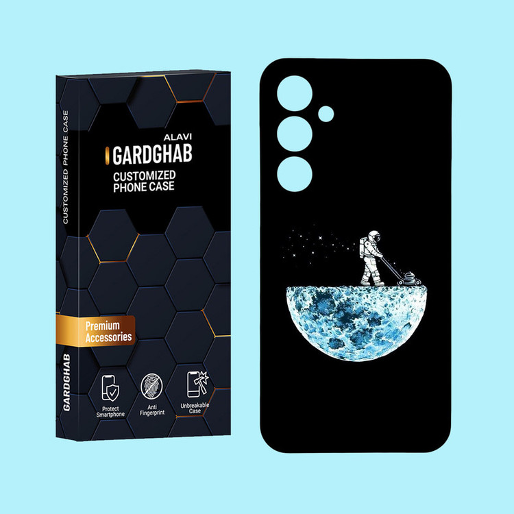 کاور گارد قاب علوی مدل کهکشان مناسب برای گوشی موبایل سامسونگ Galaxy A55