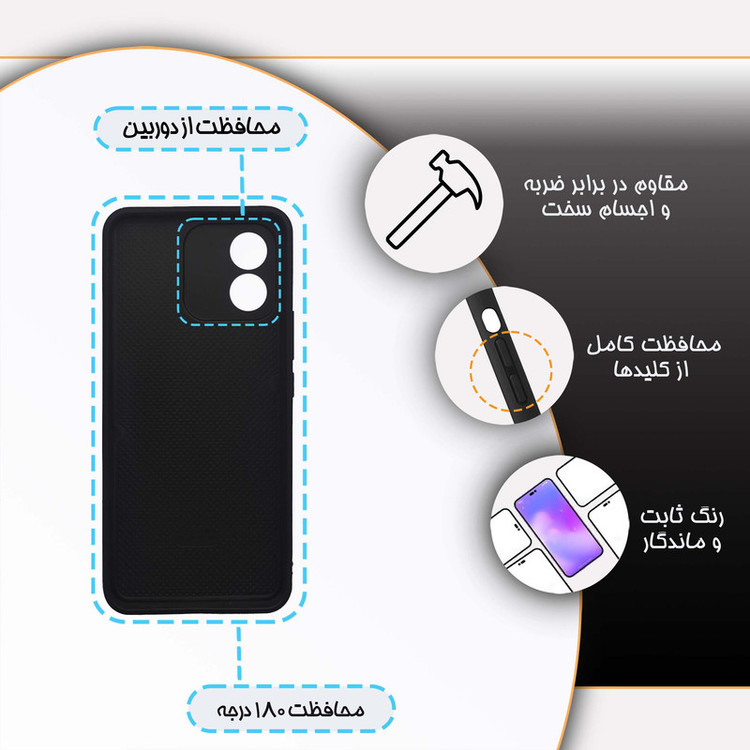 کاور گارد قاب مدل دخترانه مناسب برای گوشی موبایل آنر X5