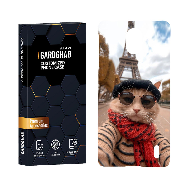 کاور گارد قاب علوی مدل هنری مناسب برای گوشی موبایل نوکیا 1Plus