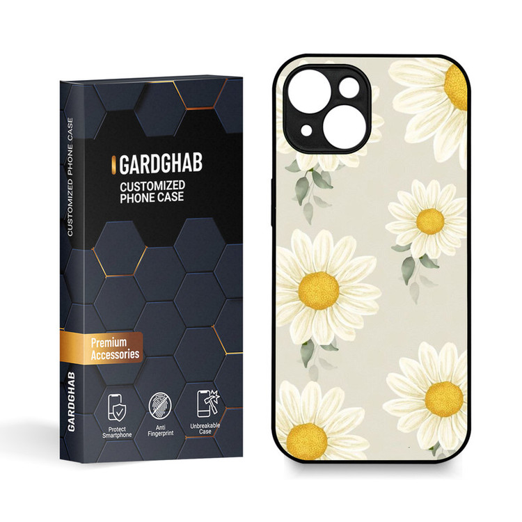 کاور گارد قاب مدل گل مناسب برای گوشی موبایل اپل iPhone 15