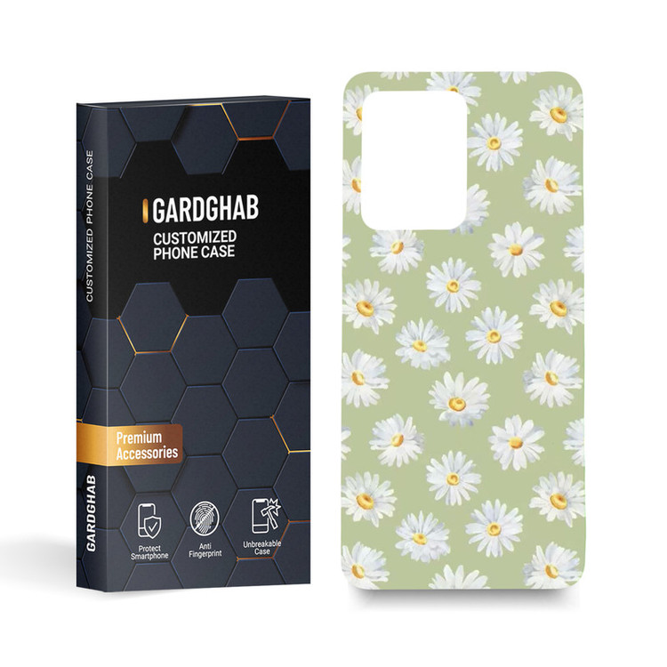 کاور گارد قاب مدل گل مناسب برای گوشی موبایل شیائومی redmi note 12pro 5g
