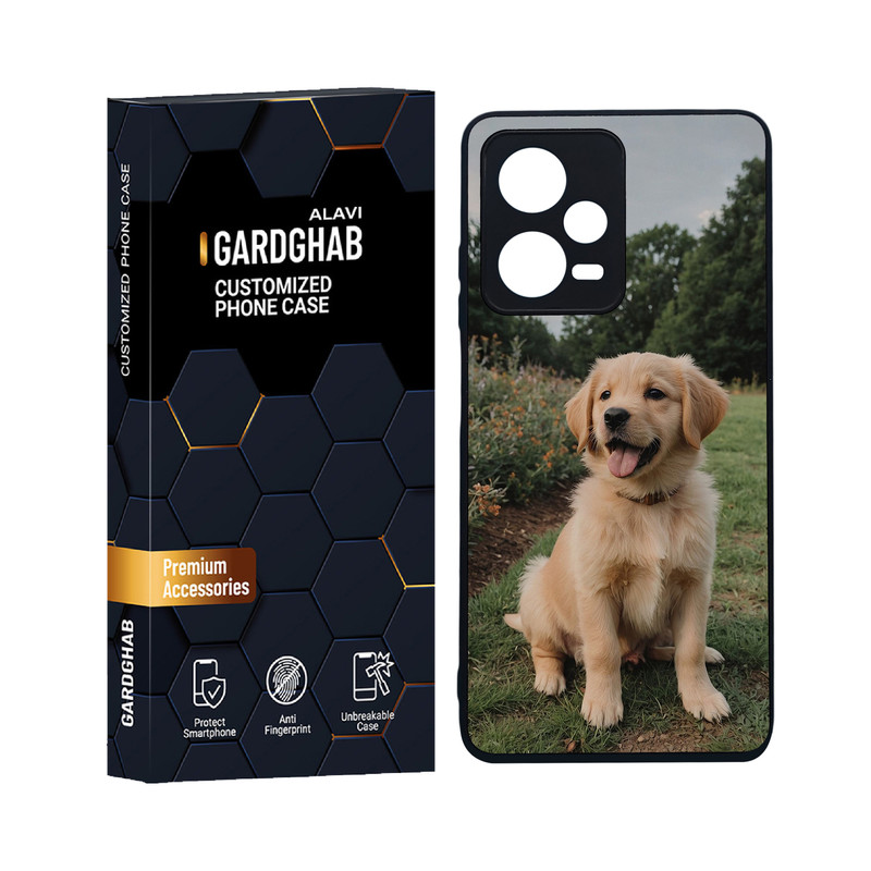 کاور گارد قاب علوی مدل دورژله ای حیوانات مناسب برای گوشی موبایل شیائومی Redmi Note 12 Pro 5G