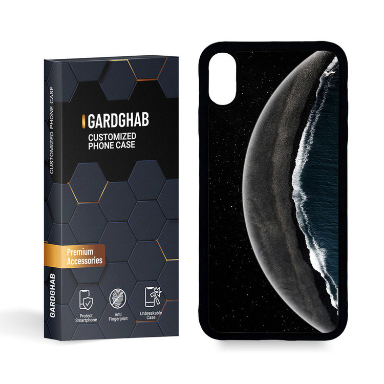 کاور گارد قاب مدل پشت گلس طبیعت مناسب برای گوشی موبایل اپل iPhone Xs MAX