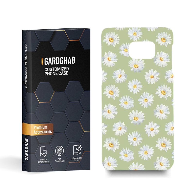 کاور گارد قاب مدل گل مناسب برای گوشی موبایل سامسونگ galaxy s6 edge plus