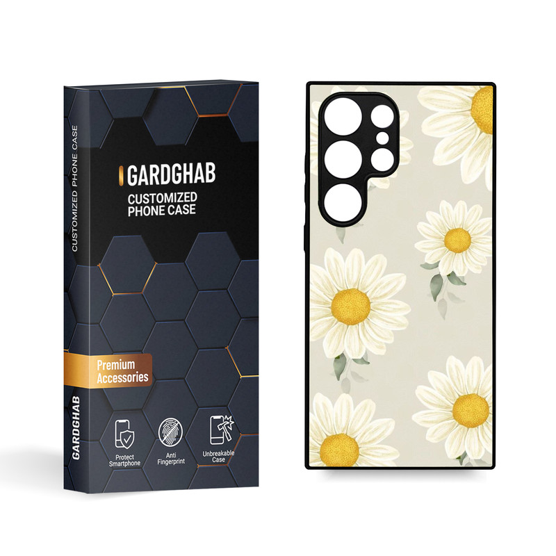 کاور گارد قاب مدل گل مناسب برای گوشی موبایل سامسونگ Galaxy S24 Ultra
