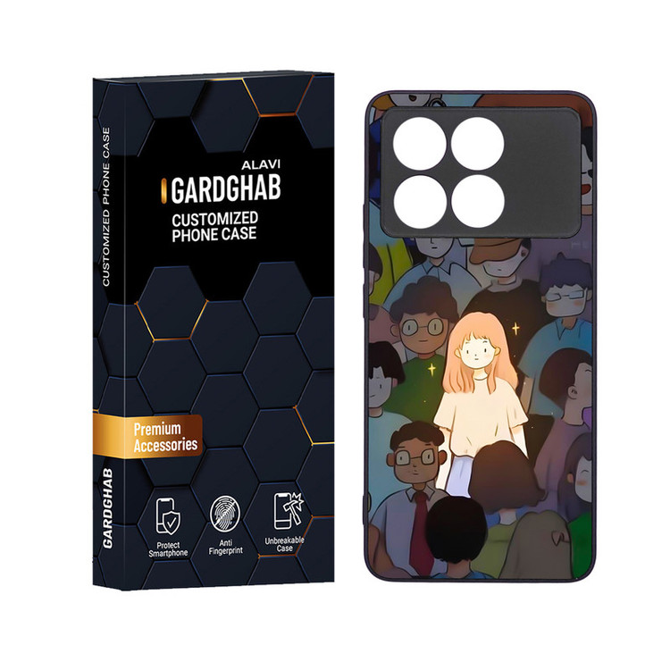کاور گارد قاب علوی مدل دور ژله ای مناسب برای گوشی موبایل شیائومی Poco X6 Pro
