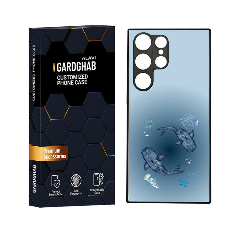 کاور گارد قاب علوی مدل دورژله ای مناسب برای گوشی موبایل سامسونگ Galaxy S23 Ultra
