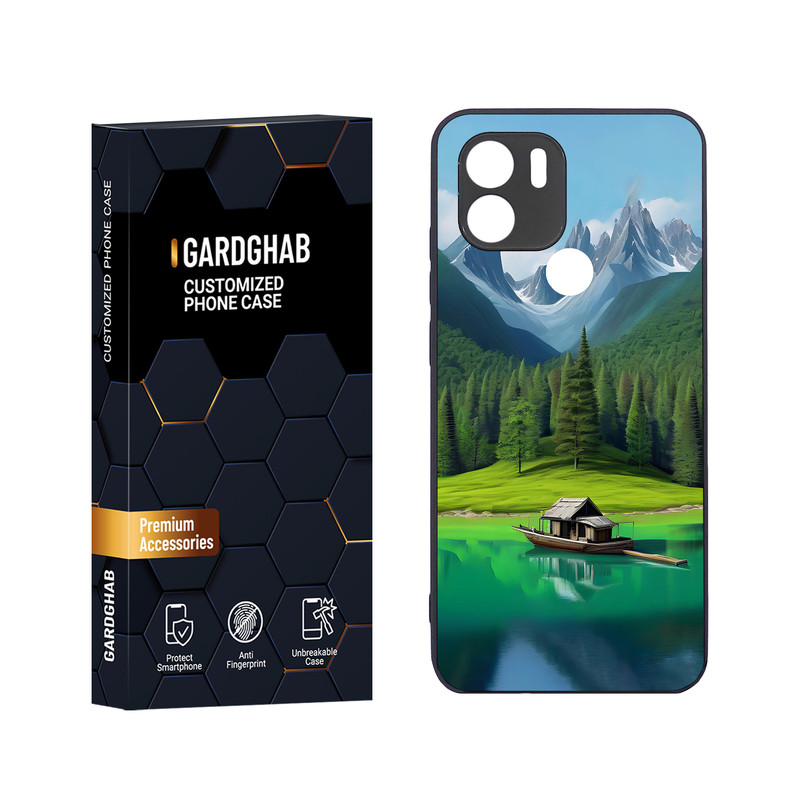 کاور گارد قاب مدل دور ژله ای هنری مناسب برای گوشی موبایل شیائومی Redmi A1 Plus / A2 Plus / Poco C50 / Poco C51