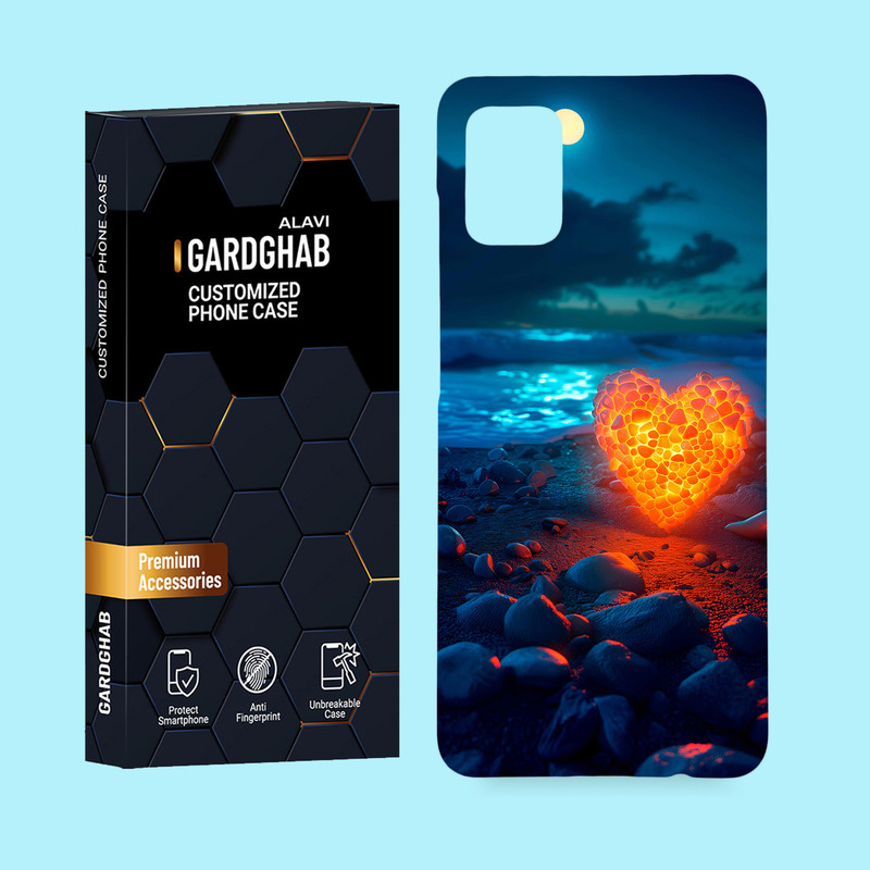 کاور گارد قاب علوی مدل عاشقانه مناسب برای گوشی موبایل سامسونگ Galaxy A51
