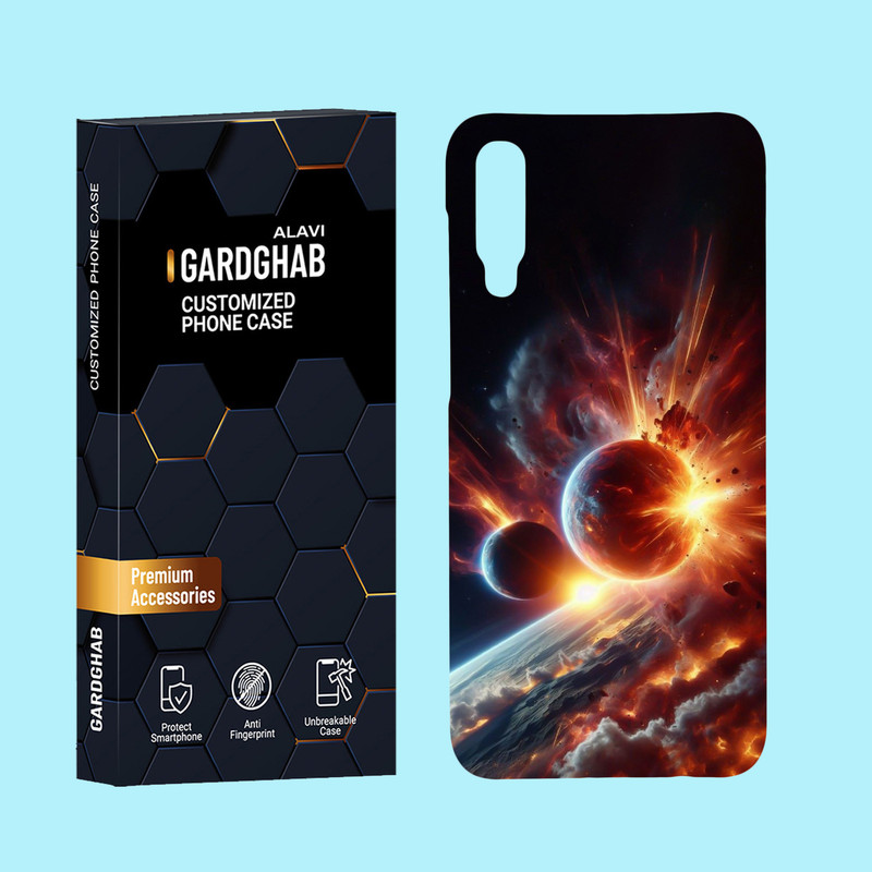 کاور گارد قاب علوی مدل کهکشان مناسب برای گوشی موبایل سامسونگ Galaxy A50 / A50s / A30s