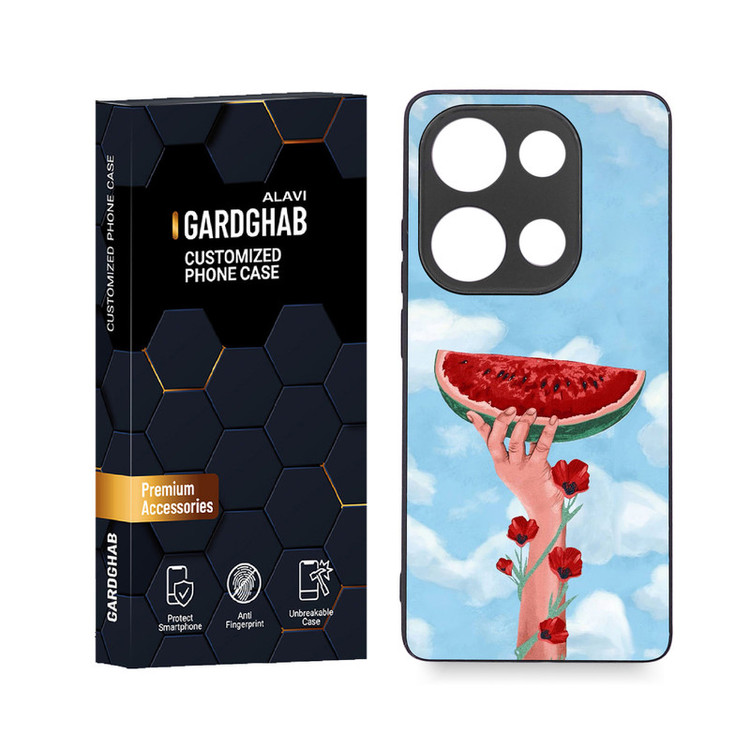 کاور گارد قاب علوی مدل دور ژله ای مناسب برای گوشی موبایل شیائومی Poco M6 Pro 4G