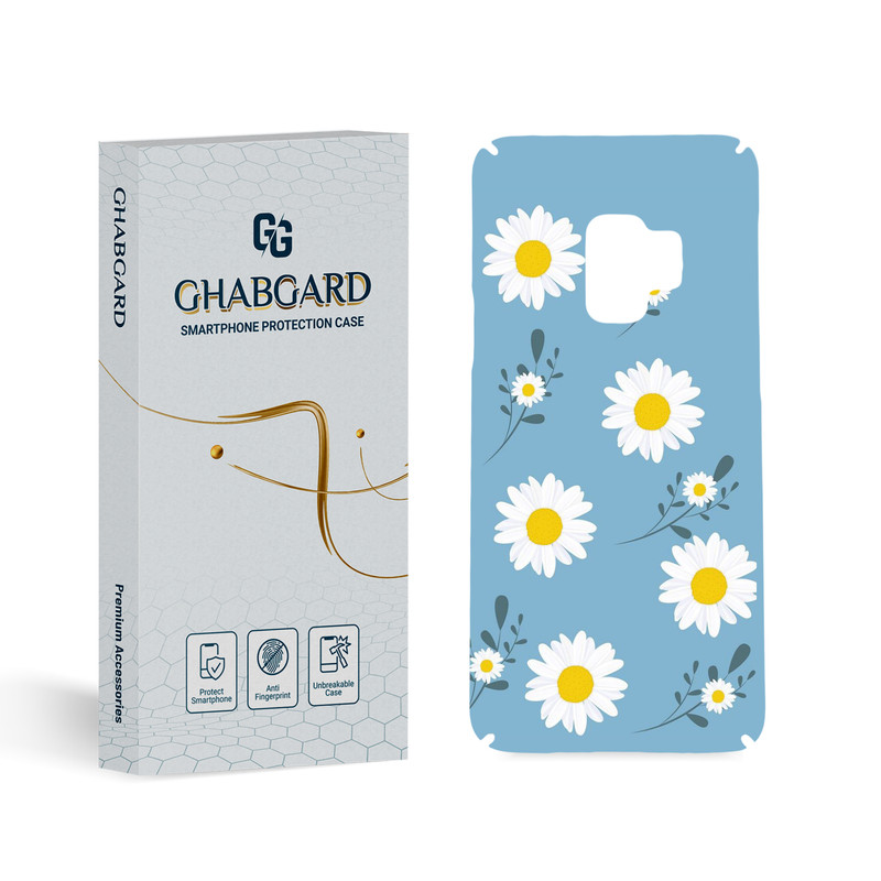 کاور قاب گارد مدل گل مناسب برای گوشی موبایل سامسونگ Galaxy S9