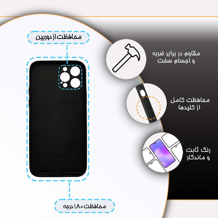 کاور گارد قاب مدل دخترانه مناسب برای گوشی موبایل اپل iPhone 12 Pro