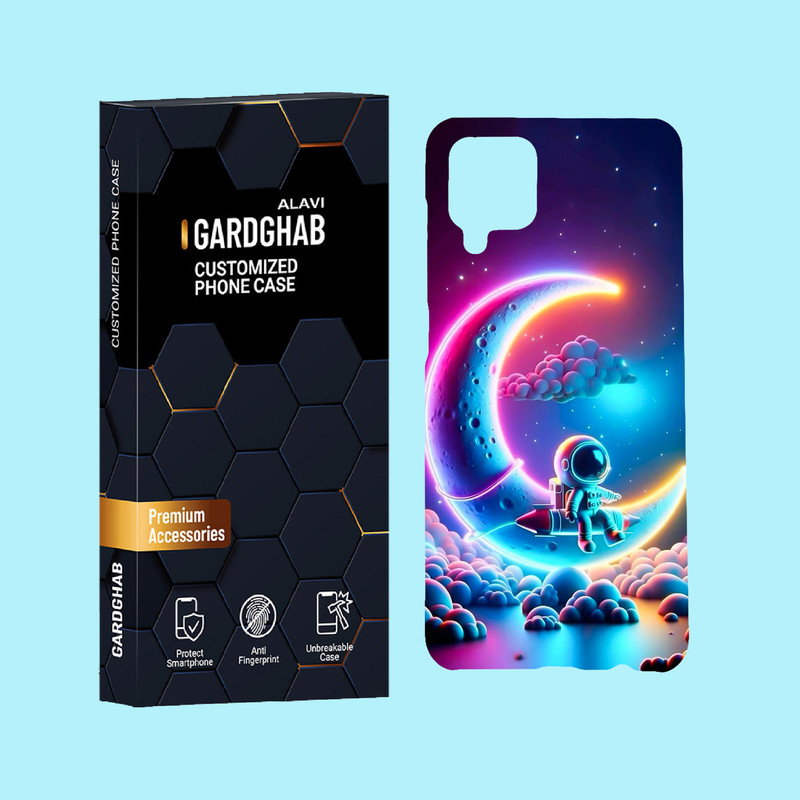 کاور گارد قاب علوی مدل فضانورد مناسب برای گوشی موبایل سامسونگ Galaxy A12