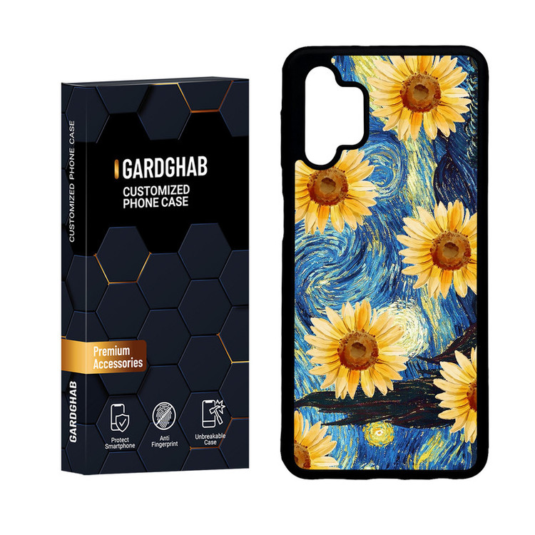کاور گارد قاب مدل دور ژله ای هنری مناسب برای گوشی موبایل سامسونگ Galaxy A32 5G / M32 5G