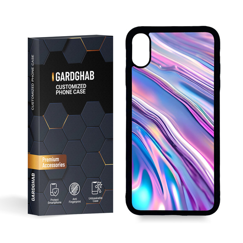 کاور گارد قاب مدل پشت گلس ساده مناسب برای گوشی موبایل اپل  iPhone XS MAX