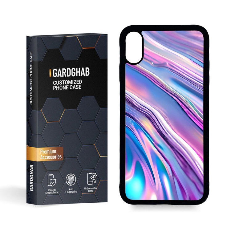 کاور گارد قاب مدل پشت گلس ساده مناسب برای گوشی موبایل اپل iPhone XS MAX