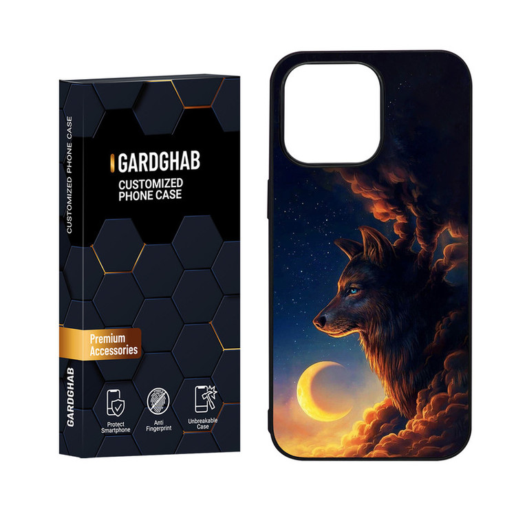 کاور گارد قاب مدل دور ژله ای پشت گلس پسرانه مناسب برای گوشی موبایل اپل iPhone 15 Pro Max