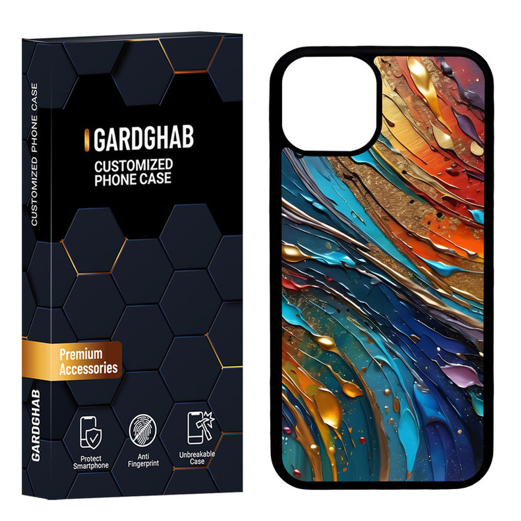 کاور گارد قاب مدل پشت گلس ساده مناسب برای گوشی موبایل اپل iPhone 13