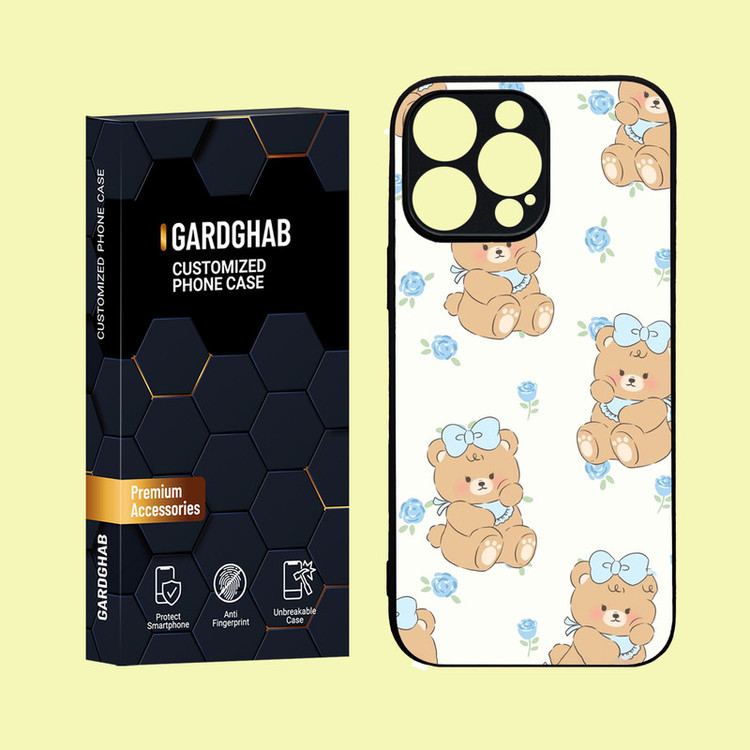 کاور گارد قاب مدل دور ژله ای فانتزی مناسب برای گوشی موبایل اپل iPhone 16 Pro Max