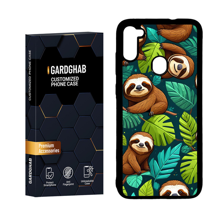 کاور گارد قاب مدل دور ژله ای هنری مناسب برای گوشی موبایل سامسونگ Galaxy A11 / M11