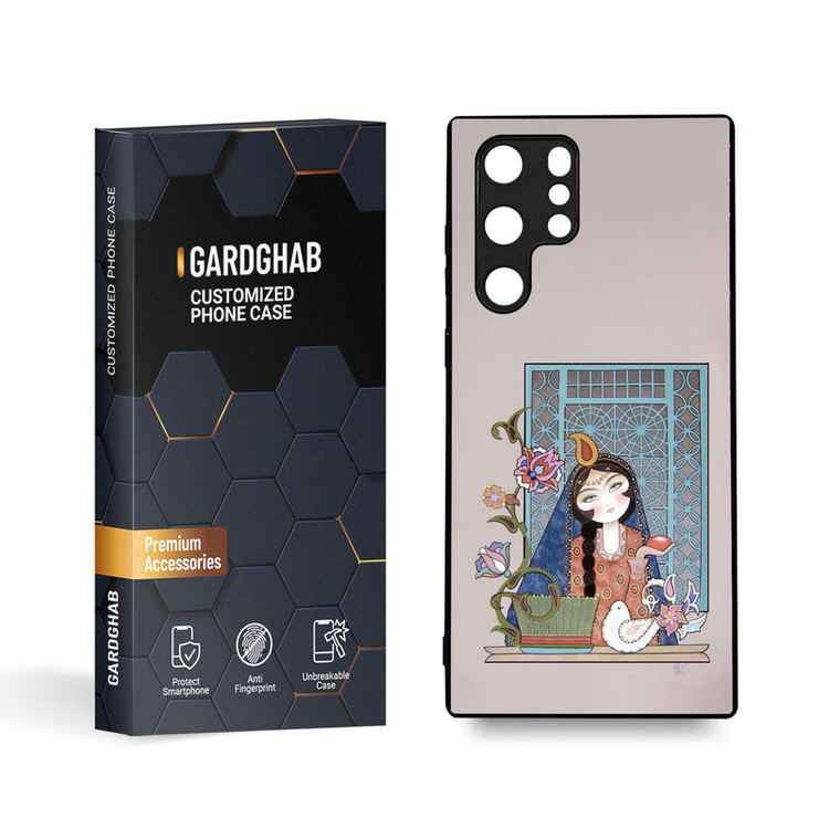 کاور گارد قاب مدل دخترانه مناسب برای گوشی موبایل سامسونگ Galaxy S22 Ultra