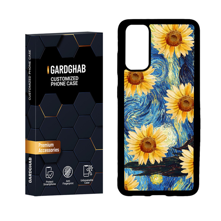 کاور گارد قاب مدل دور ژله ای هنری مناسب برای گوشی موبایل سامسونگ Galaxy S20