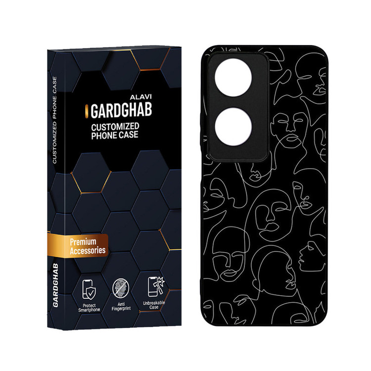 کاور گارد قاب علوی مدل دور ژله ای ساده و مینیمال مناسب برای گوشی موبایل آنر X7B 4G