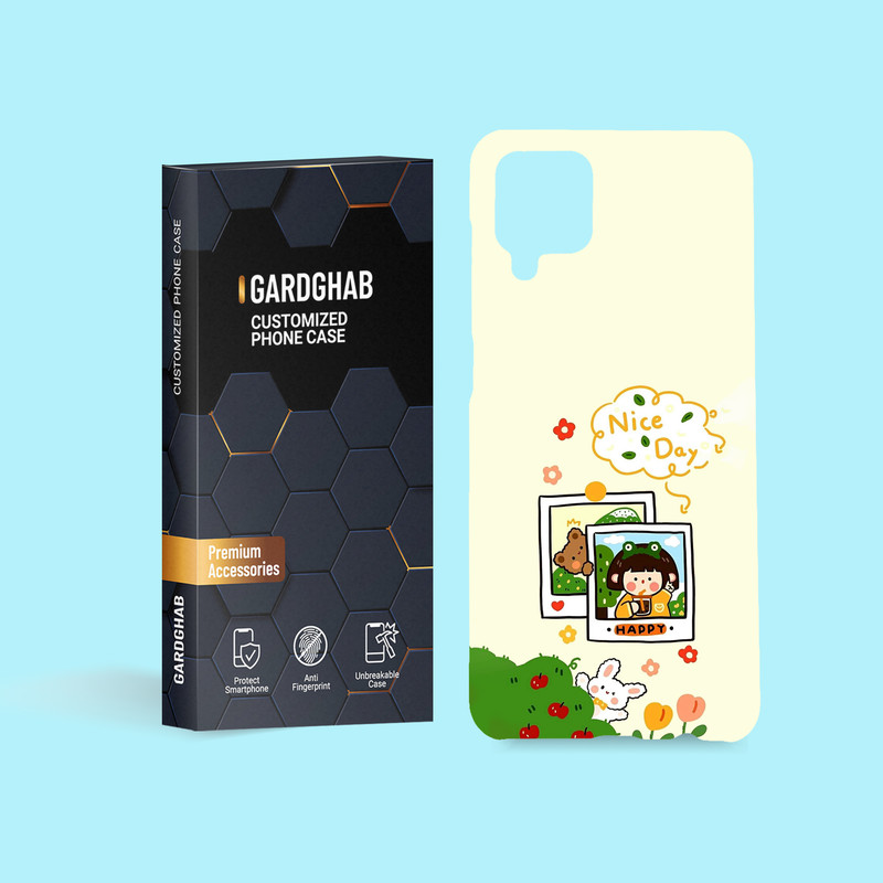 کاور گارد قاب مدل دخترانه مناسب برای گوشی موبایل سامسونگ Galaxy A12