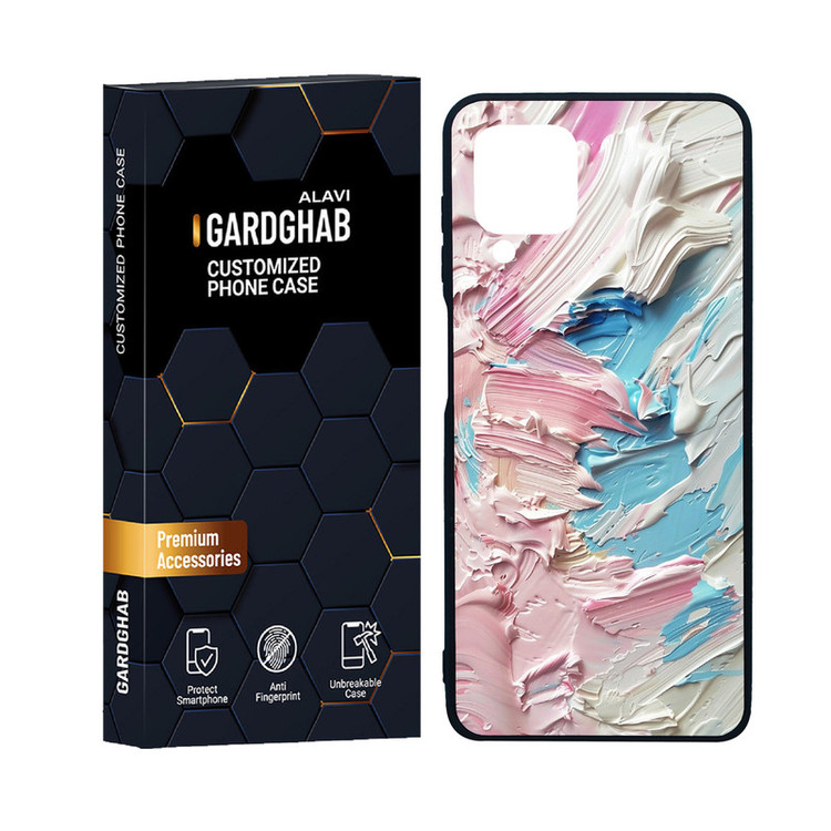 کاور گارد قاب علوی مدل دور ژله ای هنری مناسب برای گوشی موبایل سامسونگ Galaxy M22 4G