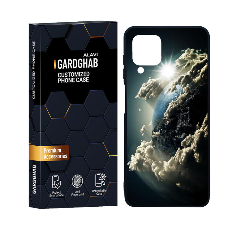 کاور گارد قاب علوی مدل دور ژله ای کهکشان مناسب برای گوشی موبایل سامسونگ Galaxy M22 4G